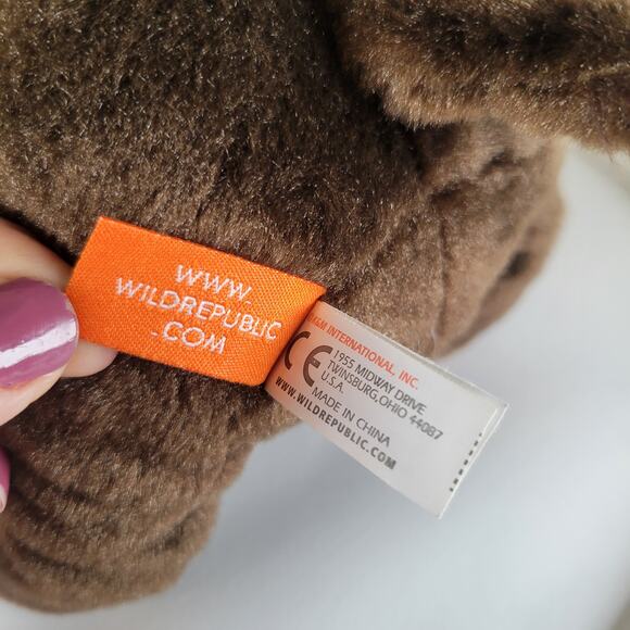 Wild Republic Mammoth Plush 13" Brown Stuffed Animal Toy Prehistoric 2022 - Picture 13 of 16